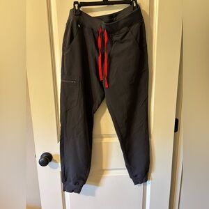 Figs Women’s Gray Jogger Scrub Pants